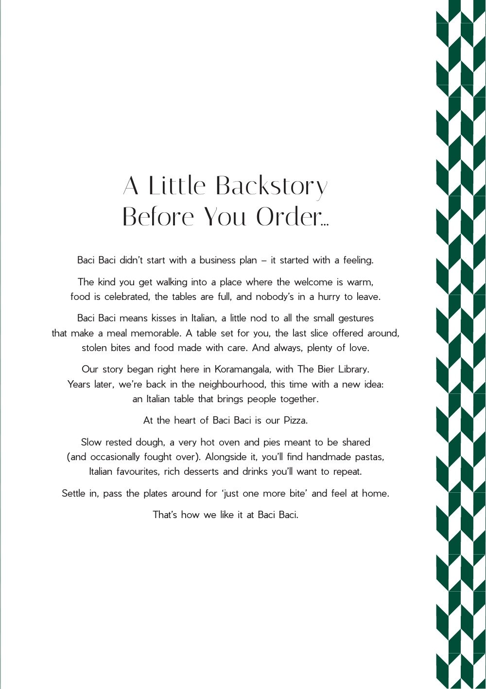 Menu, page 3 of 32