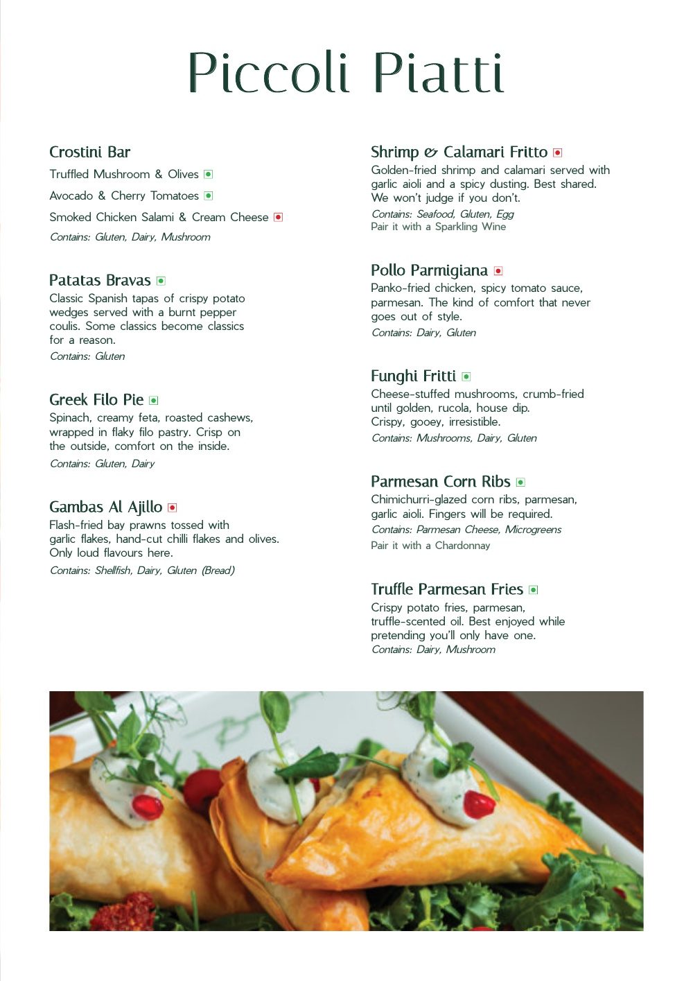 Menu, page 9 of 32