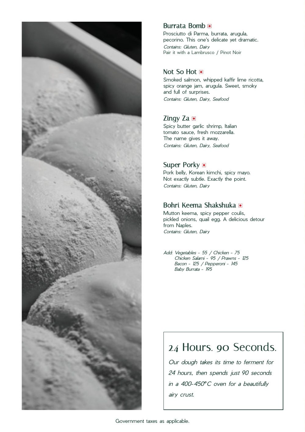 Menu, page 12 of 32