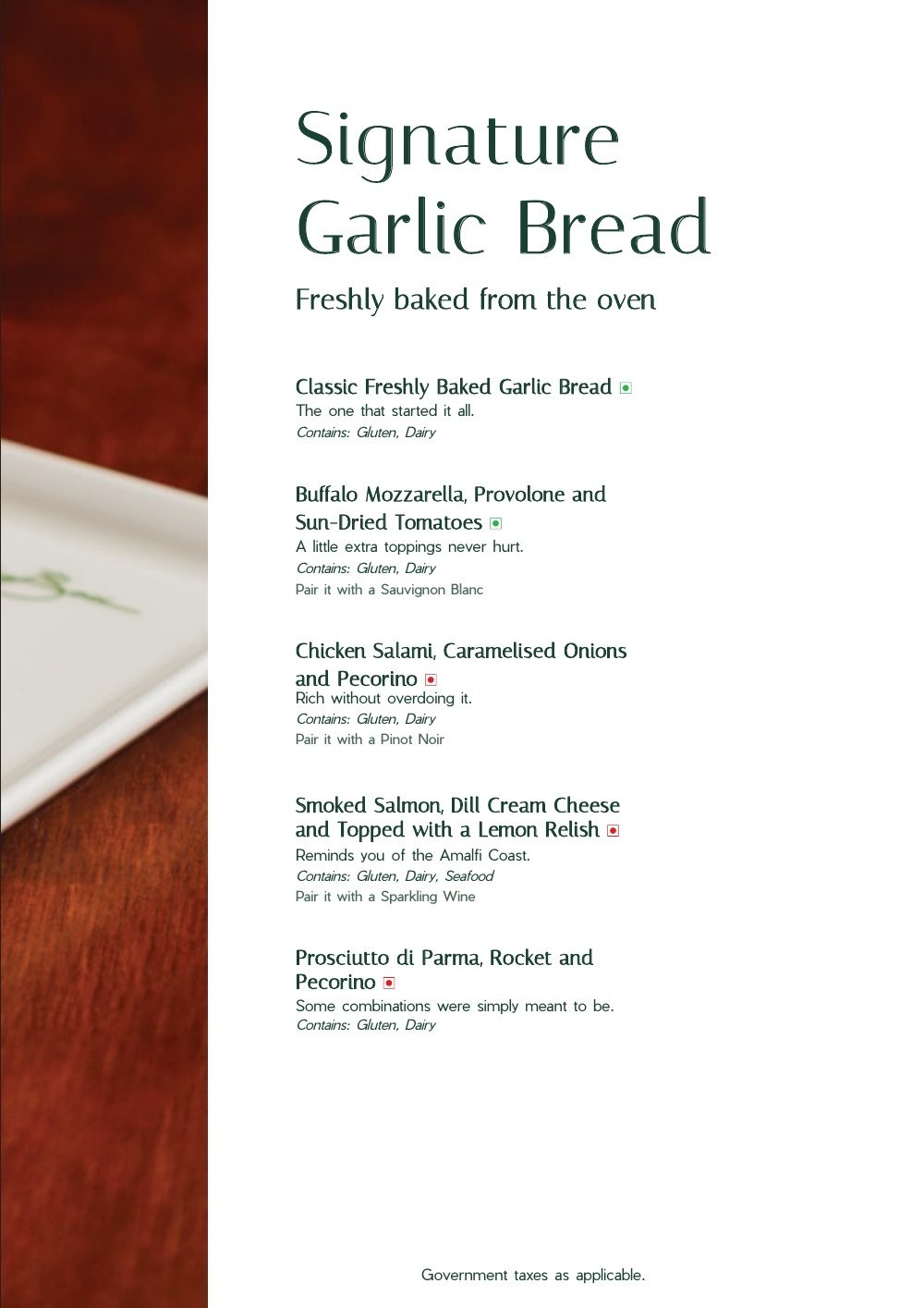 Menu, page 15 of 32