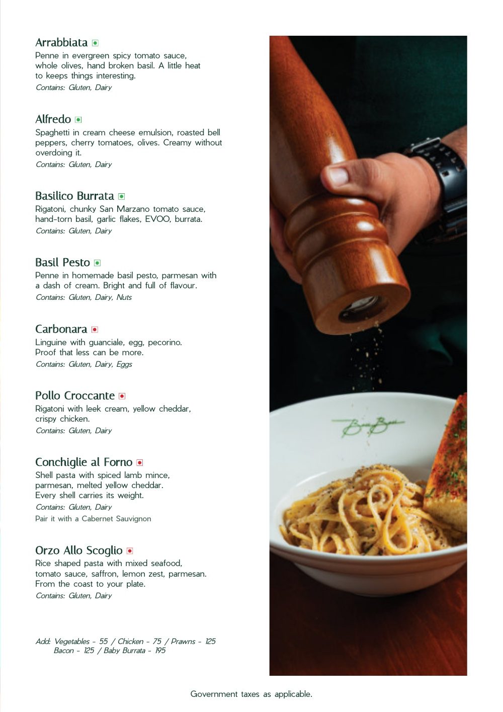 Menu, page 19 of 32