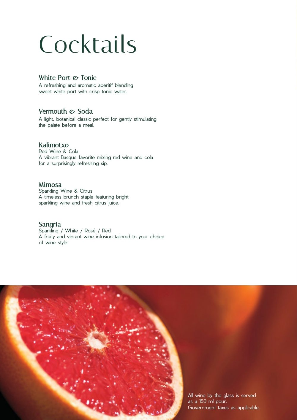 Menu, page 28 of 32