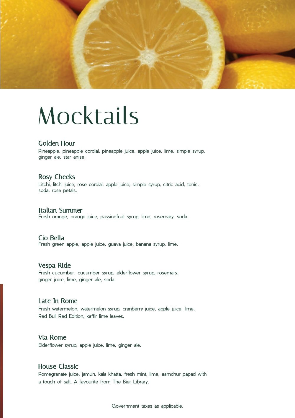 Menu, page 29 of 32